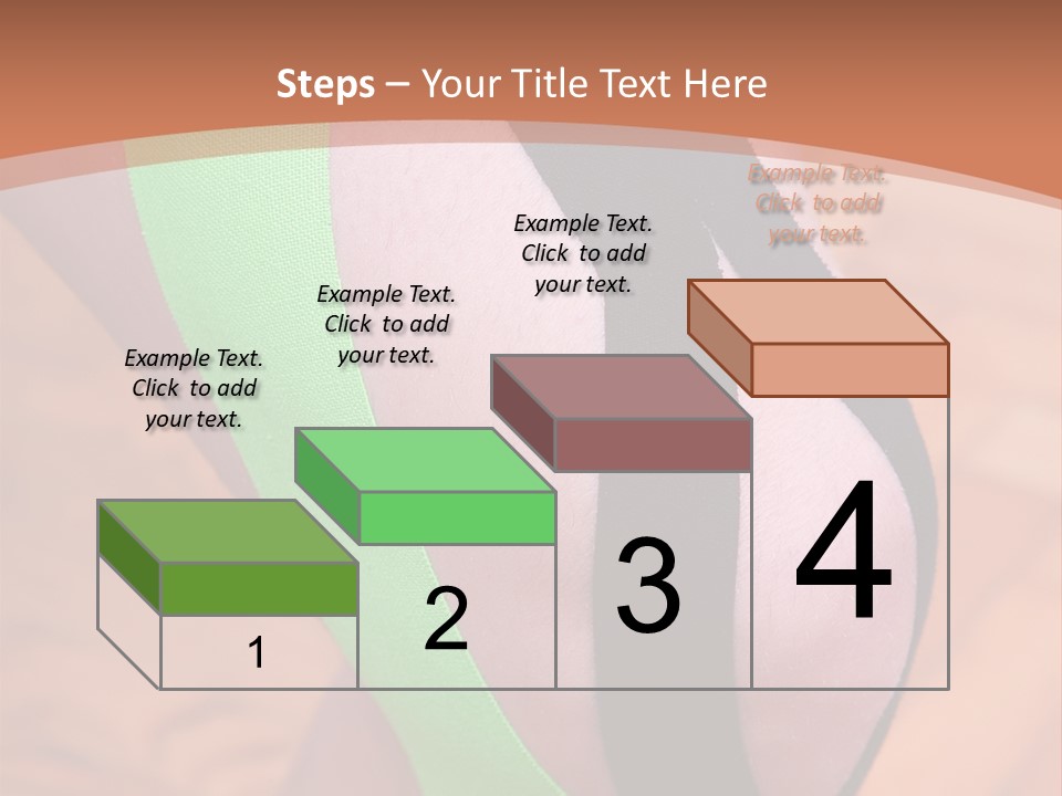 A Woman's Leg With A Green And Black Strip On It PowerPoint Template