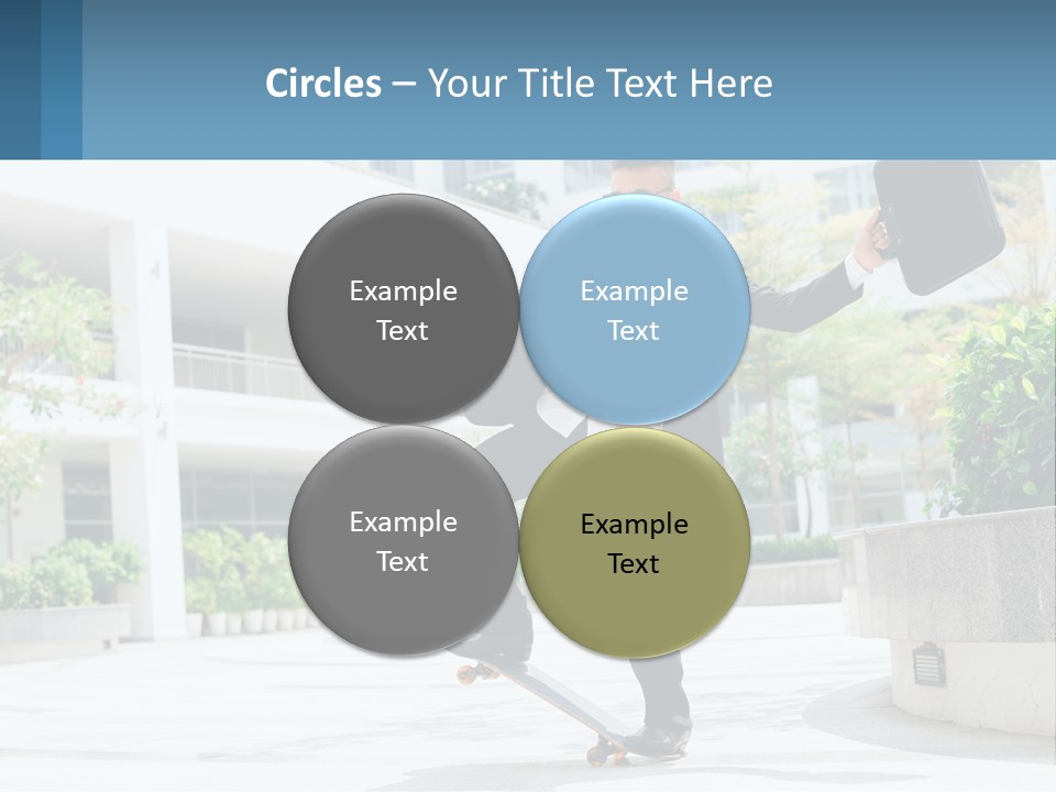 A Man In A Suit And Tie Holding A Briefcase PowerPoint Template