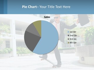 A Man In A Suit And Tie Holding A Briefcase PowerPoint Template