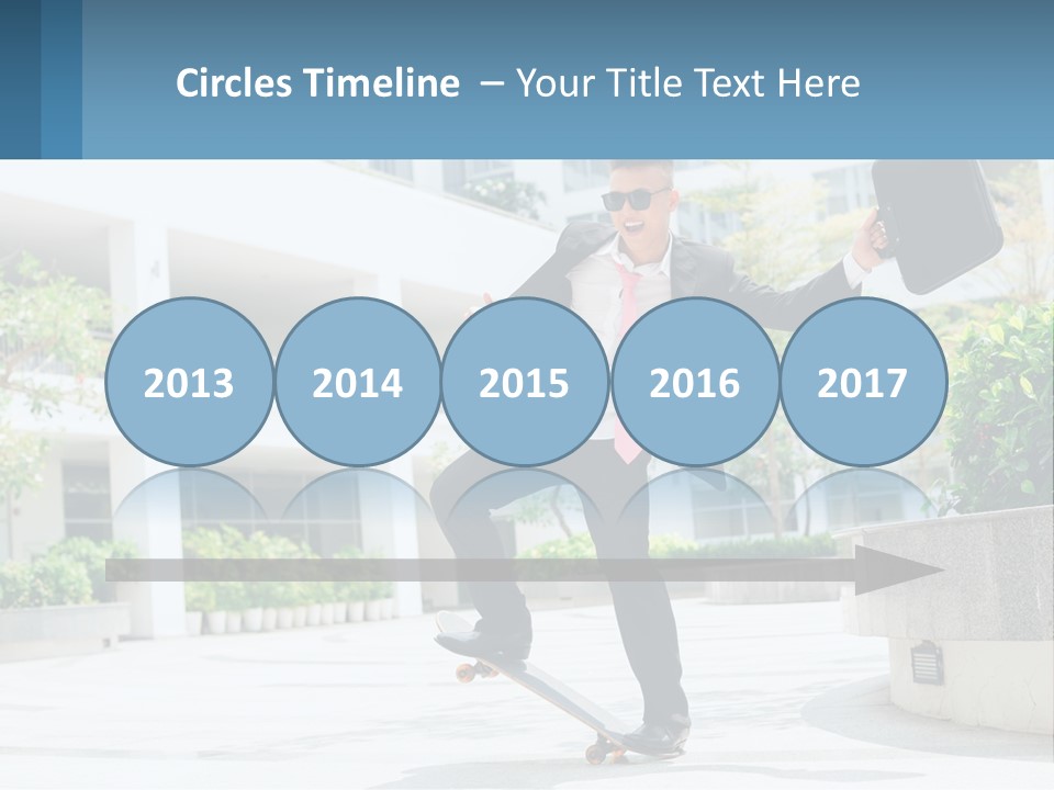 A Man In A Suit And Tie Holding A Briefcase PowerPoint Template