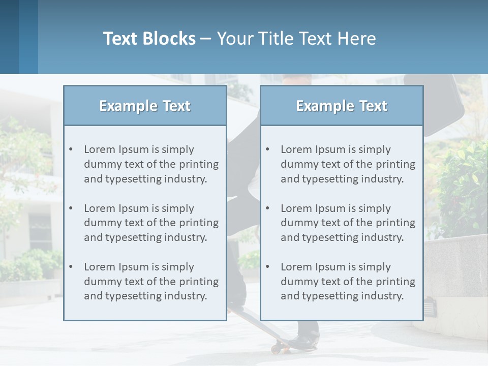 A Man In A Suit And Tie Holding A Briefcase PowerPoint Template