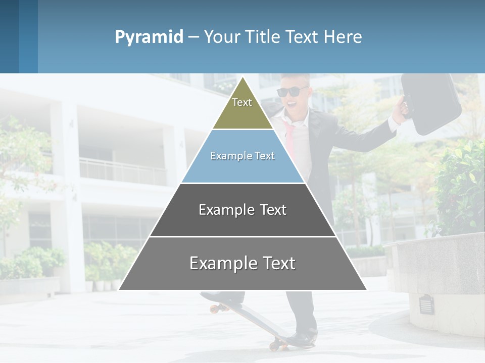 A Man In A Suit And Tie Holding A Briefcase PowerPoint Template