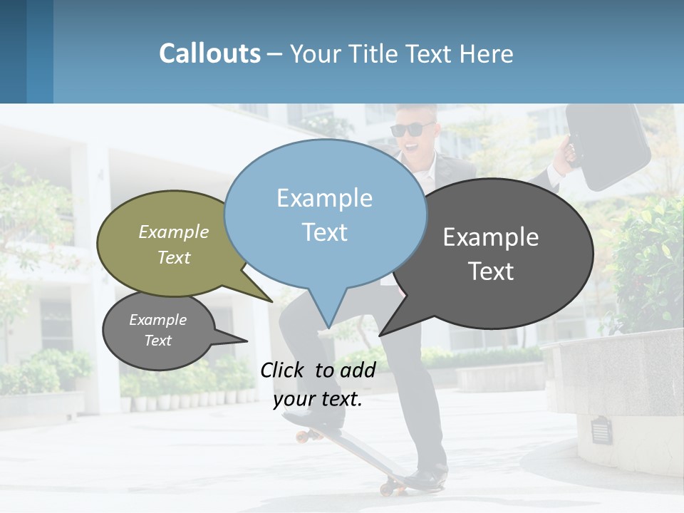 A Man In A Suit And Tie Holding A Briefcase PowerPoint Template