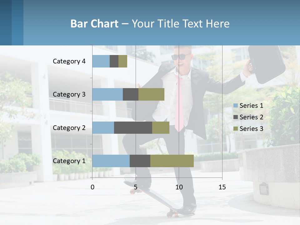 A Man In A Suit And Tie Holding A Briefcase PowerPoint Template