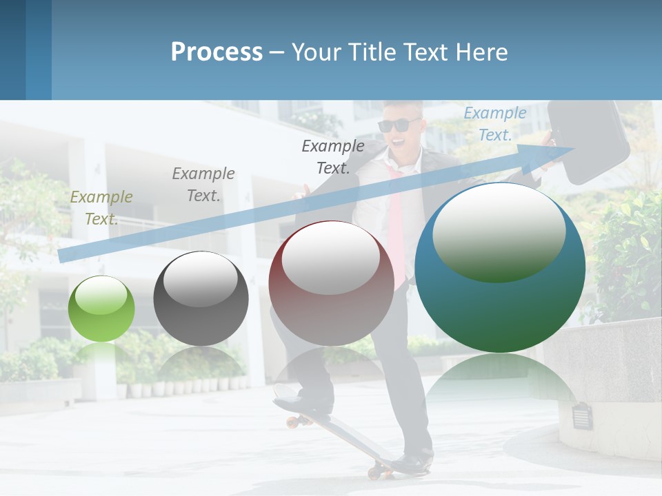 A Man In A Suit And Tie Holding A Briefcase PowerPoint Template