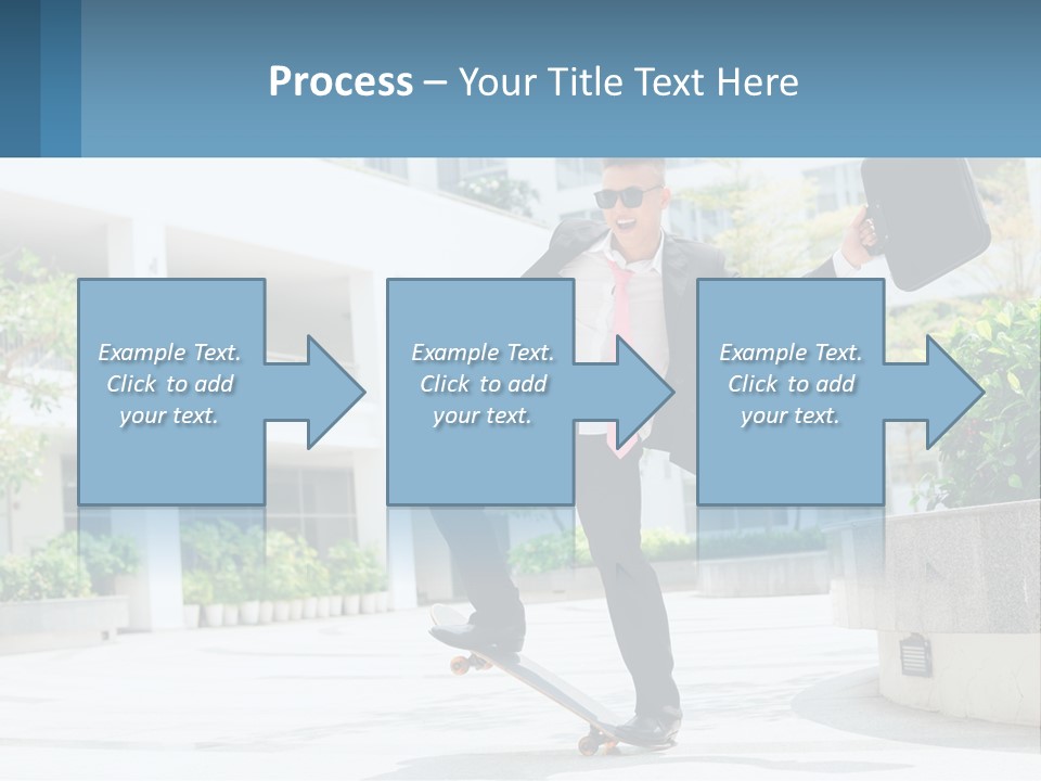 A Man In A Suit And Tie Holding A Briefcase PowerPoint Template