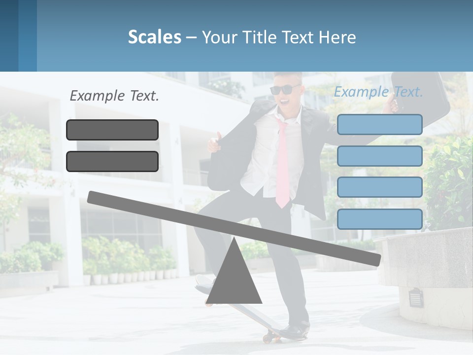 A Man In A Suit And Tie Holding A Briefcase PowerPoint Template