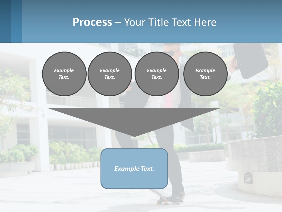 A Man In A Suit And Tie Holding A Briefcase PowerPoint Template