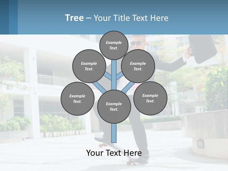 A Man In A Suit And Tie Holding A Briefcase PowerPoint Template