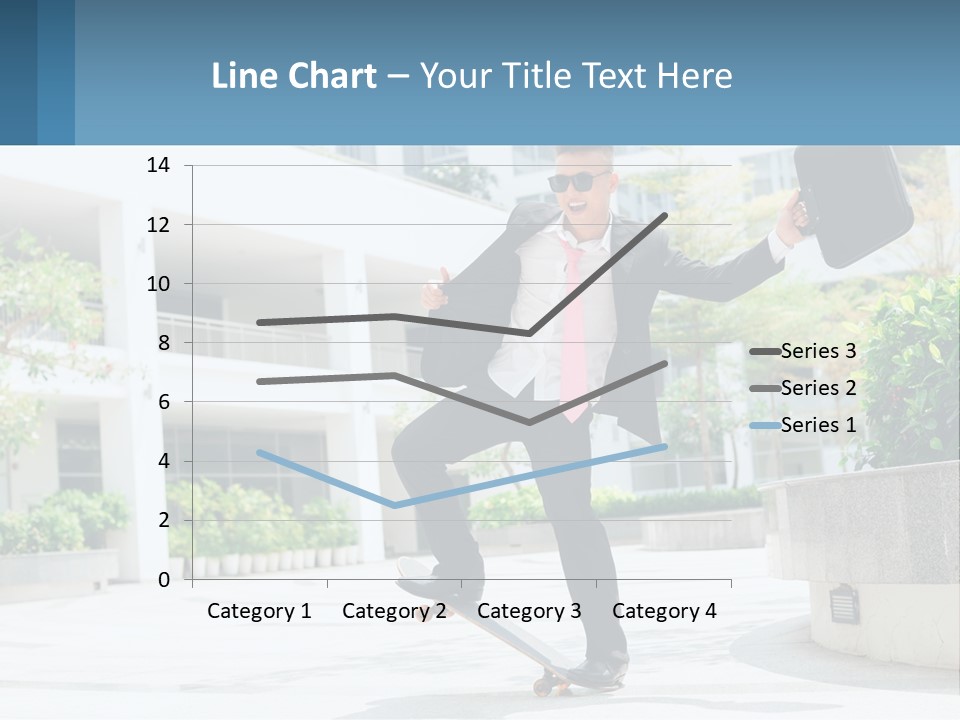 A Man In A Suit And Tie Holding A Briefcase PowerPoint Template