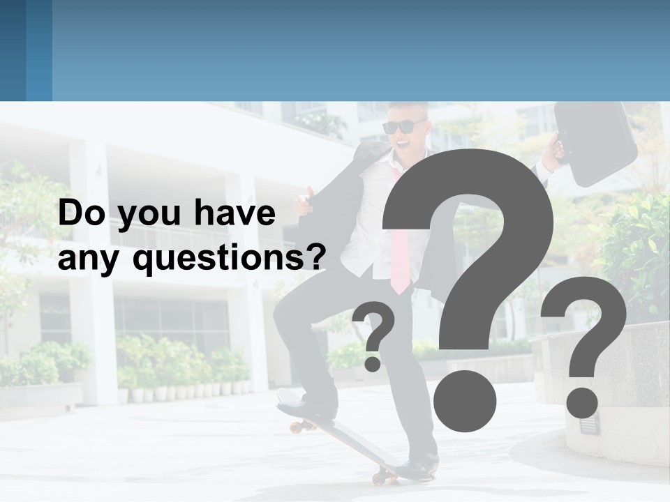 A Man In A Suit And Tie Holding A Briefcase PowerPoint Template
