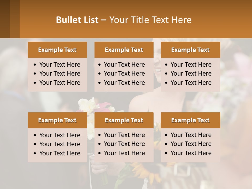A Woman Sitting At A Table With Sunflowers And Other Flowers PowerPoint Template
