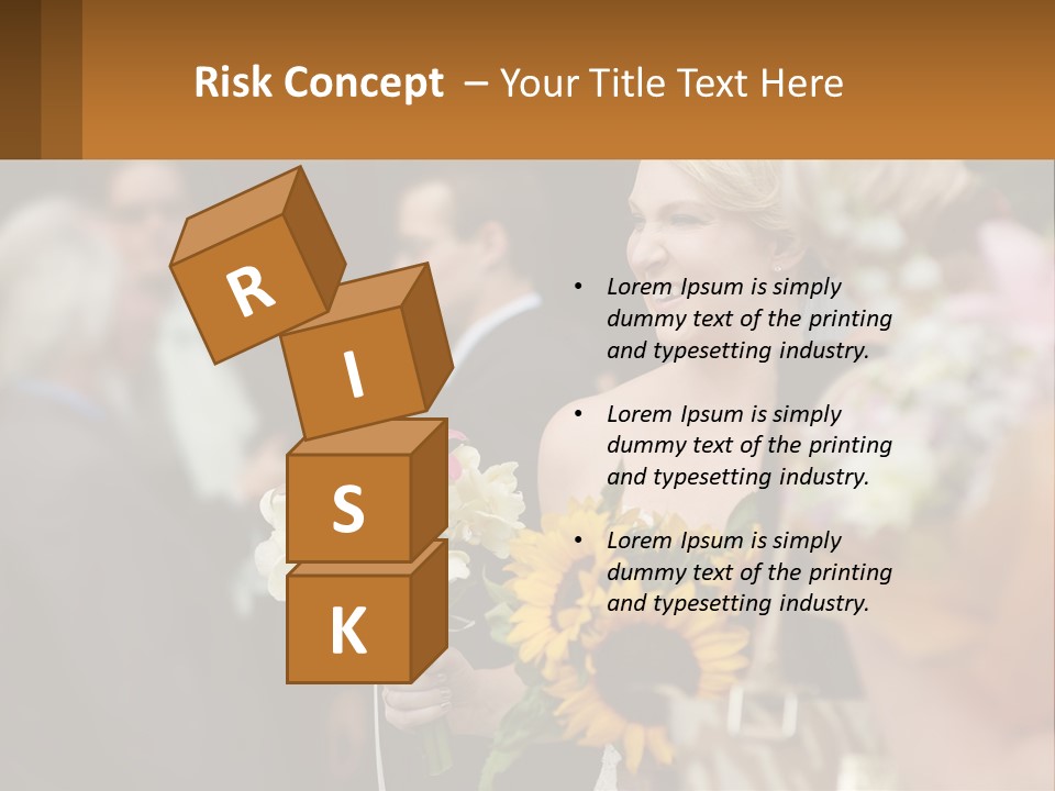 A Woman Sitting At A Table With Sunflowers And Other Flowers PowerPoint Template