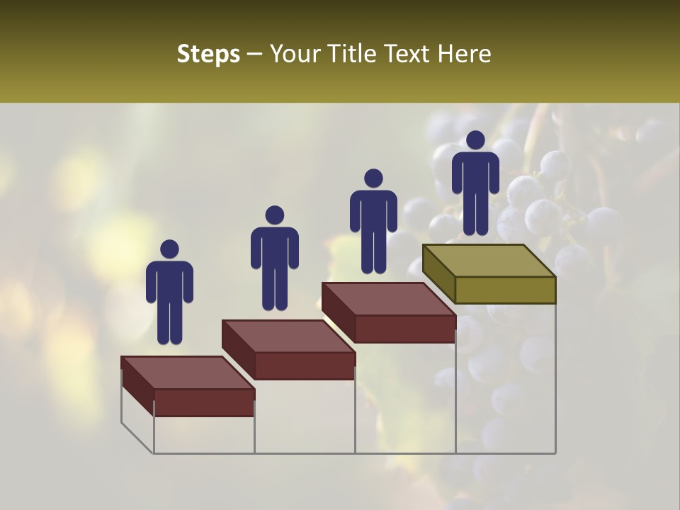 A Bunch Of Grapes Hanging From A Vine PowerPoint Template