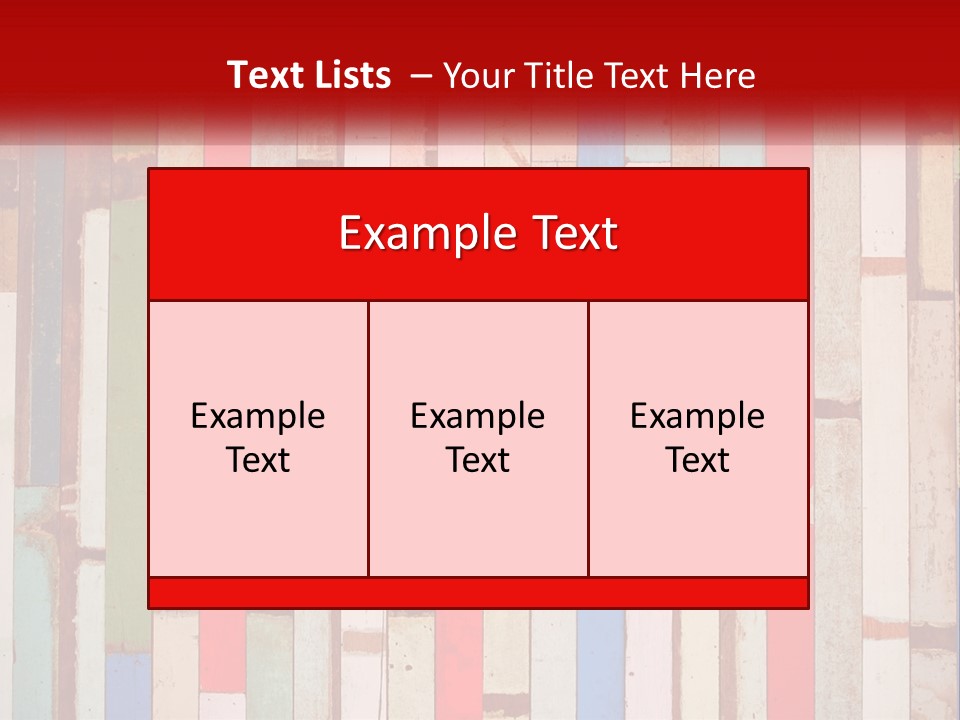 A Wooden Wall With A Red Sign That Says Name Of Presentation Company Name PowerPoint Template
