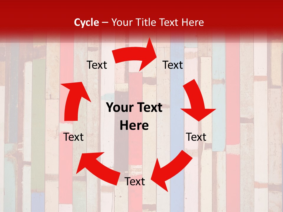 A Wooden Wall With A Red Sign That Says Name Of Presentation Company Name PowerPoint Template
