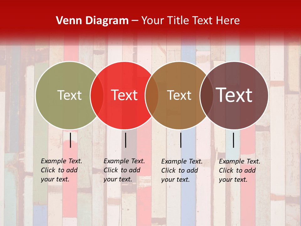 A Wooden Wall With A Red Sign That Says Name Of Presentation Company Name PowerPoint Template