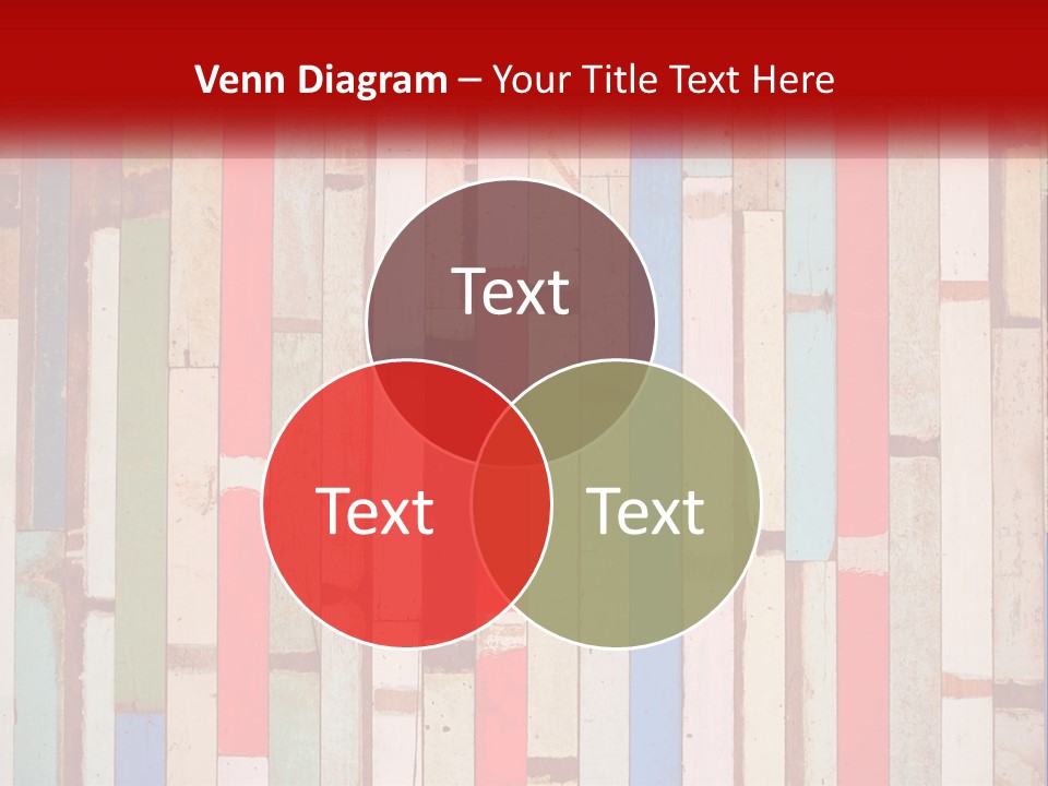 A Wooden Wall With A Red Sign That Says Name Of Presentation Company Name PowerPoint Template
