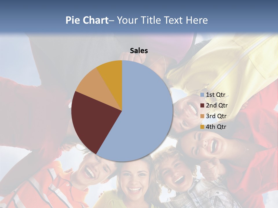 A Group Of People Standing In The Middle Of A Circle PowerPoint Template