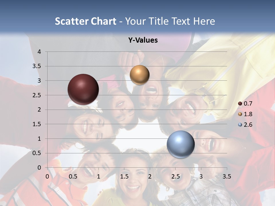 A Group Of People Standing In The Middle Of A Circle PowerPoint Template