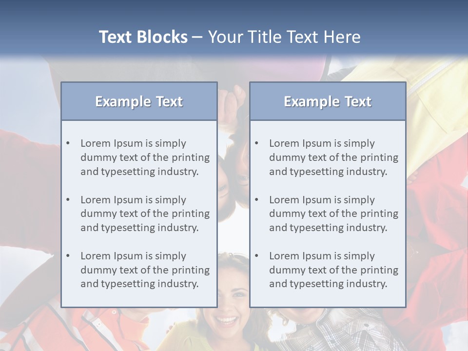 A Group Of People Standing In The Middle Of A Circle PowerPoint Template