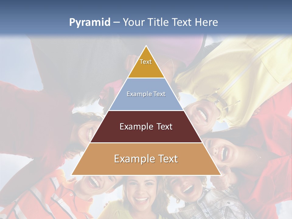 A Group Of People Standing In The Middle Of A Circle PowerPoint Template