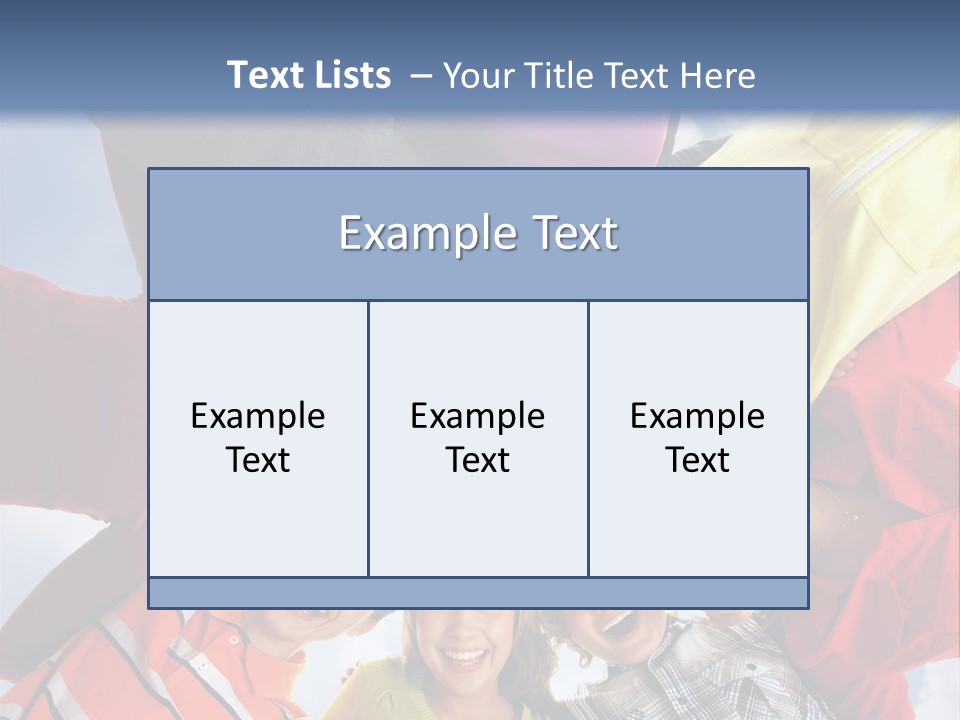 A Group Of People Standing In The Middle Of A Circle PowerPoint Template