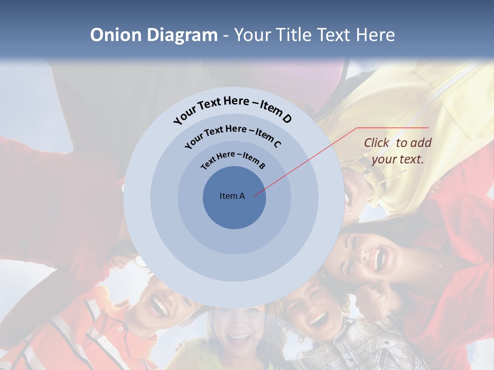 A Group Of People Standing In The Middle Of A Circle PowerPoint Template