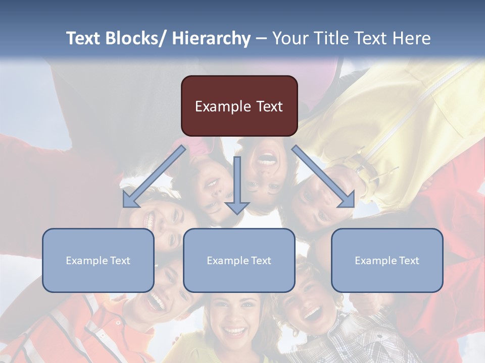 A Group Of People Standing In The Middle Of A Circle PowerPoint Template