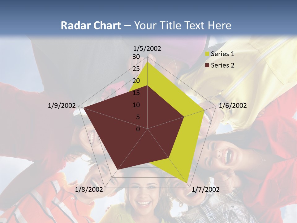 A Group Of People Standing In The Middle Of A Circle PowerPoint Template