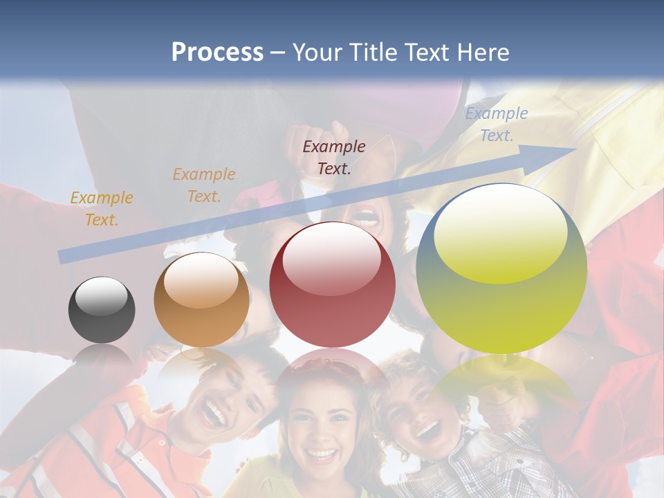 A Group Of People Standing In The Middle Of A Circle PowerPoint Template
