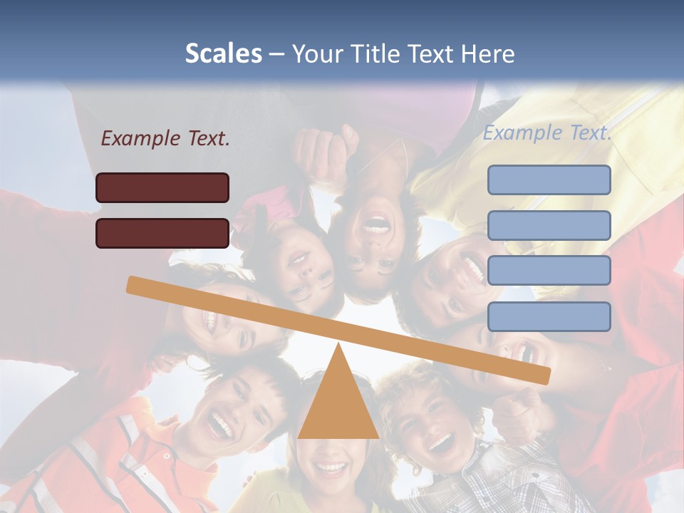 A Group Of People Standing In The Middle Of A Circle PowerPoint Template