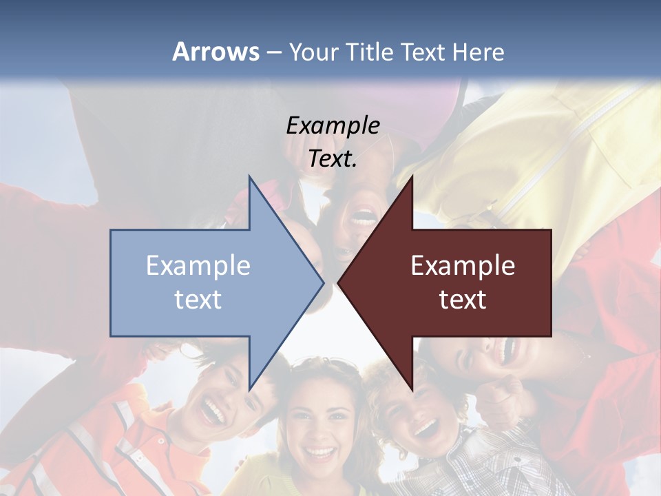 A Group Of People Standing In The Middle Of A Circle PowerPoint Template
