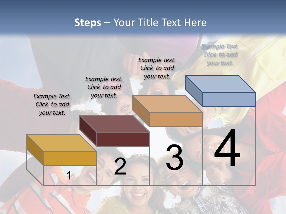 A Group Of People Standing In The Middle Of A Circle PowerPoint Template