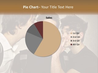 A Group Of Young Men Standing Next To Each Other PowerPoint Template
