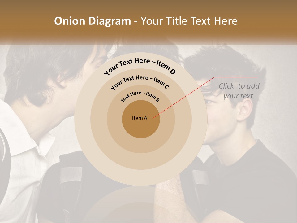 A Group Of Young Men Standing Next To Each Other PowerPoint Template