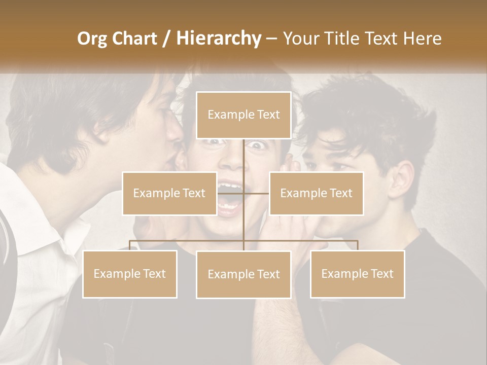 A Group Of Young Men Standing Next To Each Other PowerPoint Template