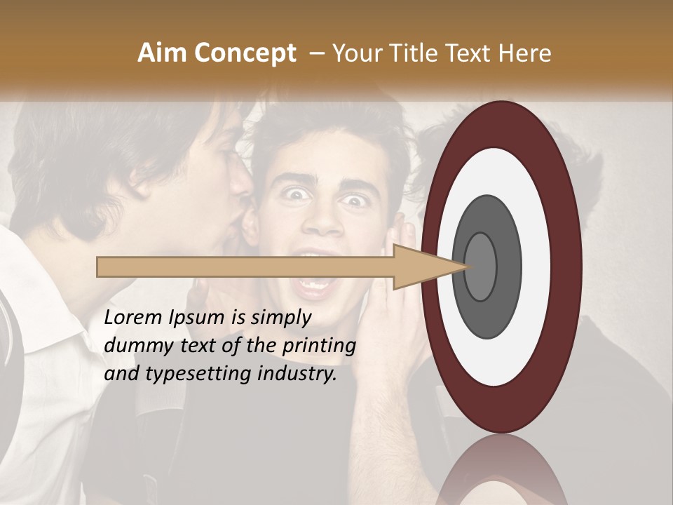 A Group Of Young Men Standing Next To Each Other PowerPoint Template
