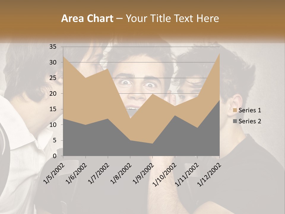 A Group Of Young Men Standing Next To Each Other PowerPoint Template