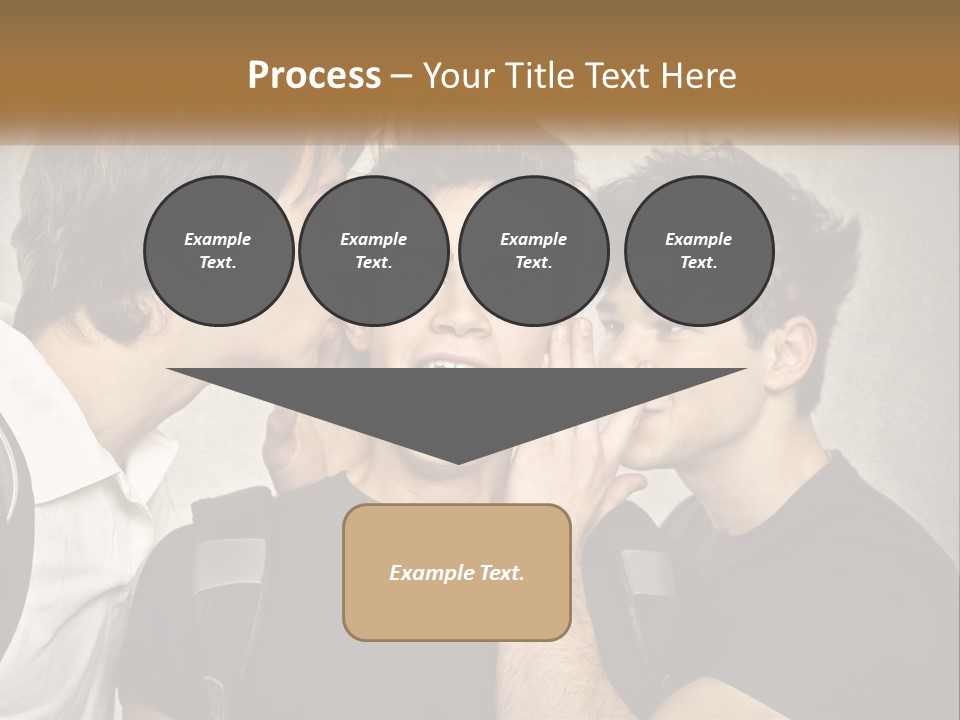A Group Of Young Men Standing Next To Each Other PowerPoint Template
