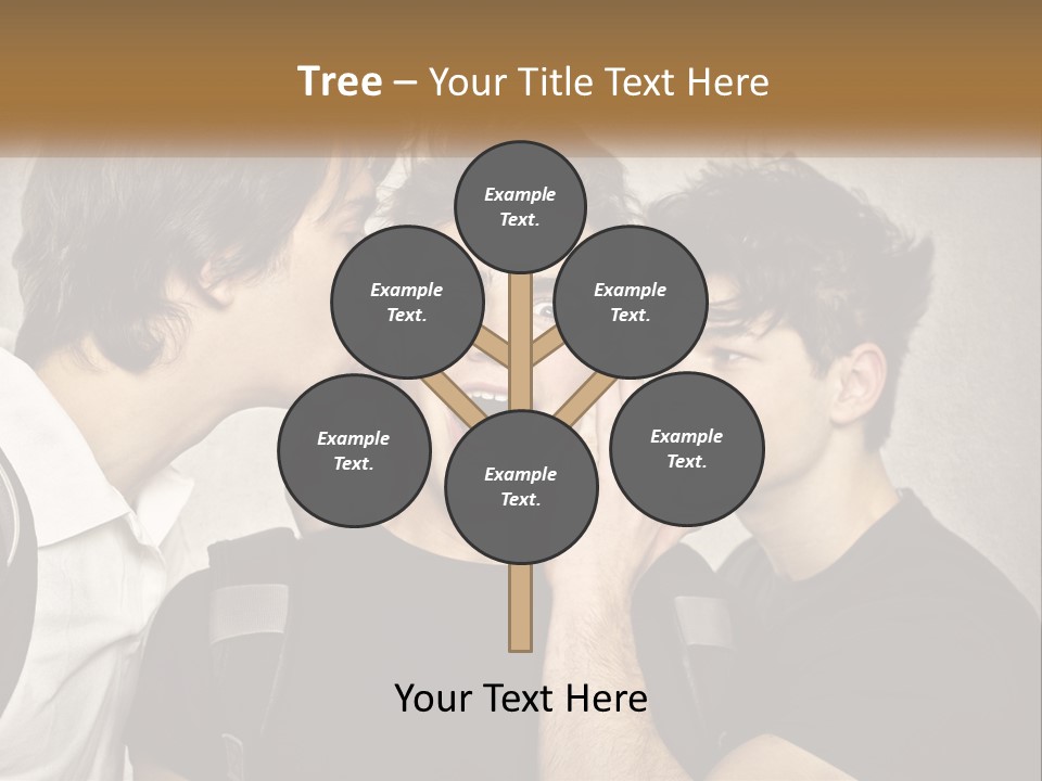 A Group Of Young Men Standing Next To Each Other PowerPoint Template