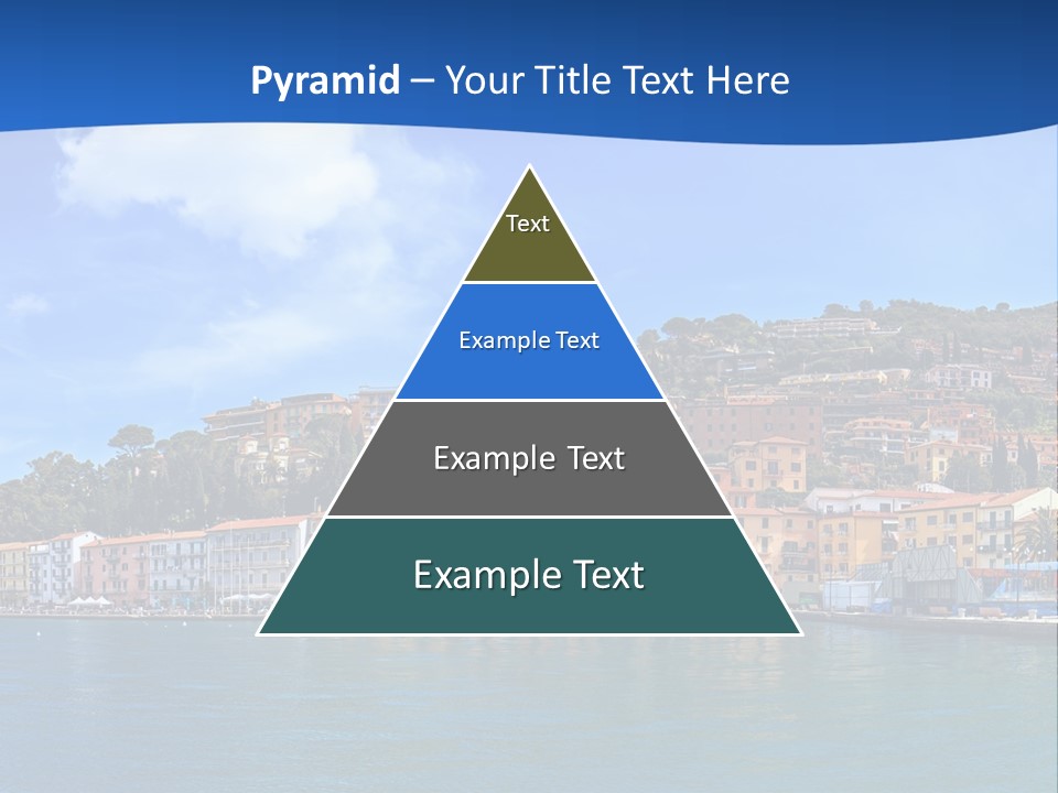 A Large Body Of Water With Buildings On Top Of It PowerPoint Template