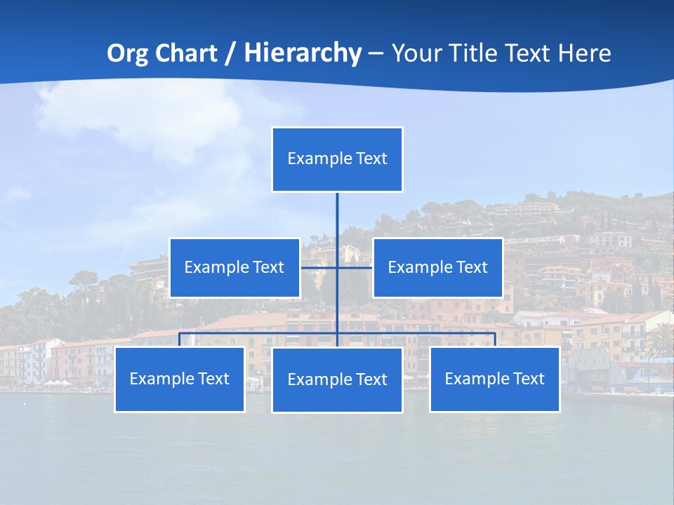 A Large Body Of Water With Buildings On Top Of It PowerPoint Template