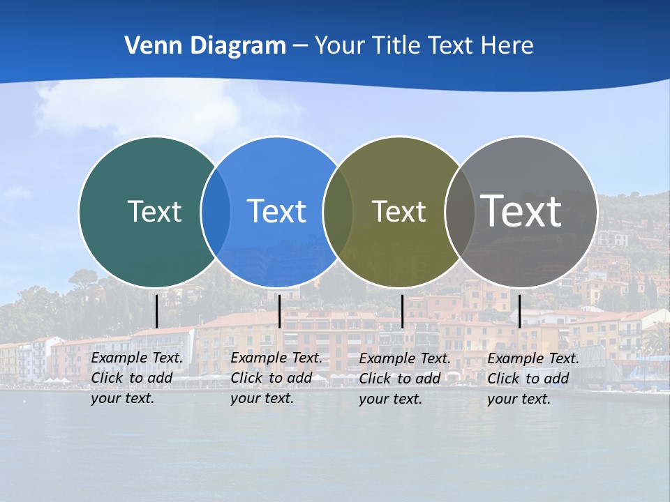 A Large Body Of Water With Buildings On Top Of It PowerPoint Template