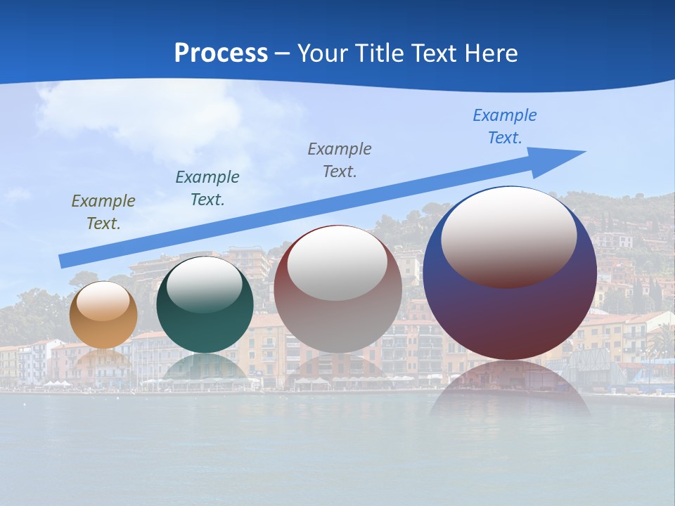 A Large Body Of Water With Buildings On Top Of It PowerPoint Template