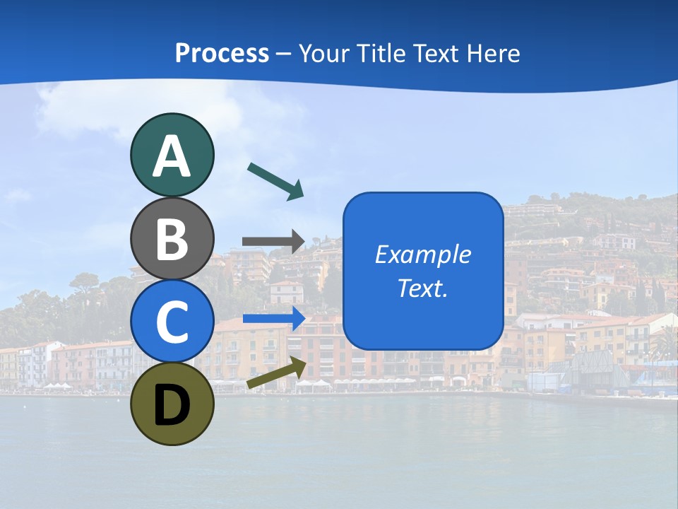 A Large Body Of Water With Buildings On Top Of It PowerPoint Template