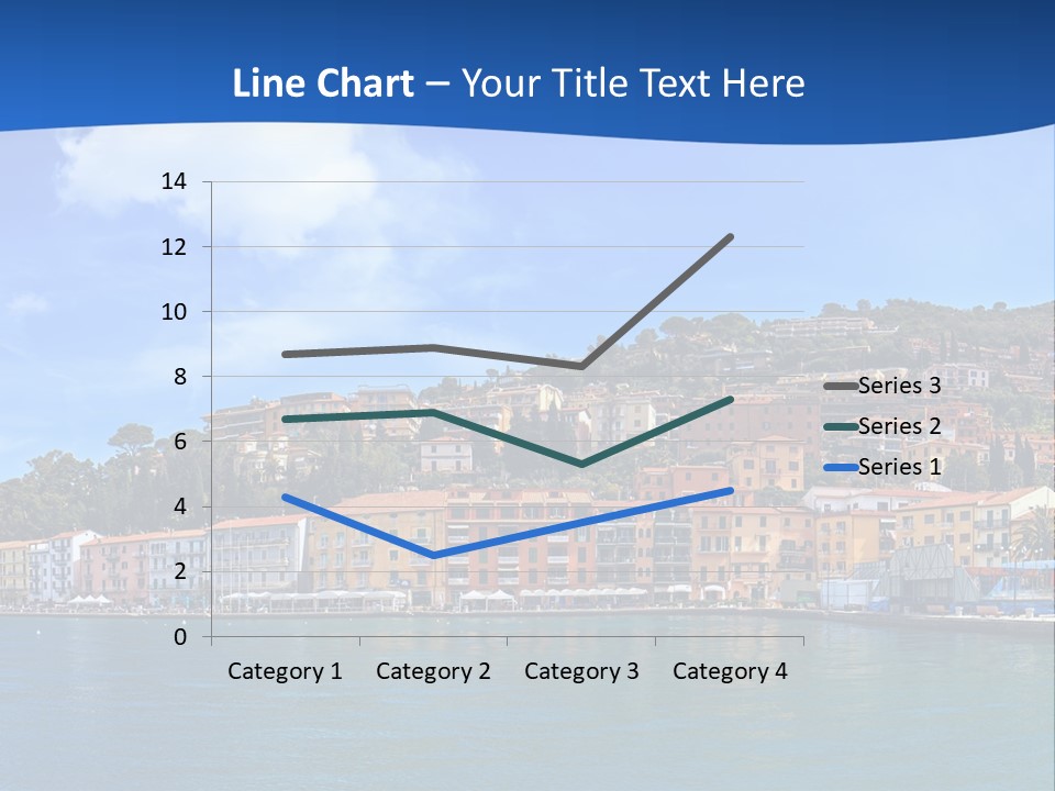 A Large Body Of Water With Buildings On Top Of It PowerPoint Template