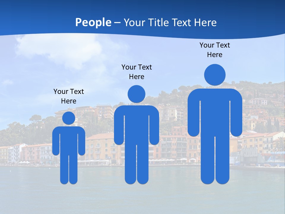 A Large Body Of Water With Buildings On Top Of It PowerPoint Template
