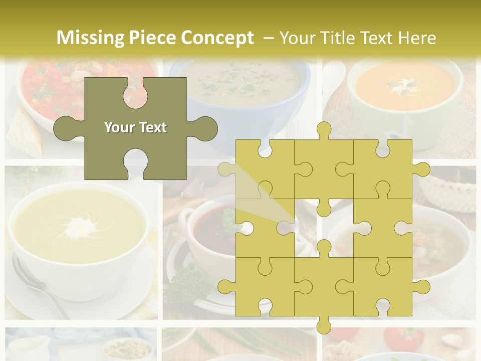 A Series Of Photos Showing Different Types Of Soups PowerPoint Template