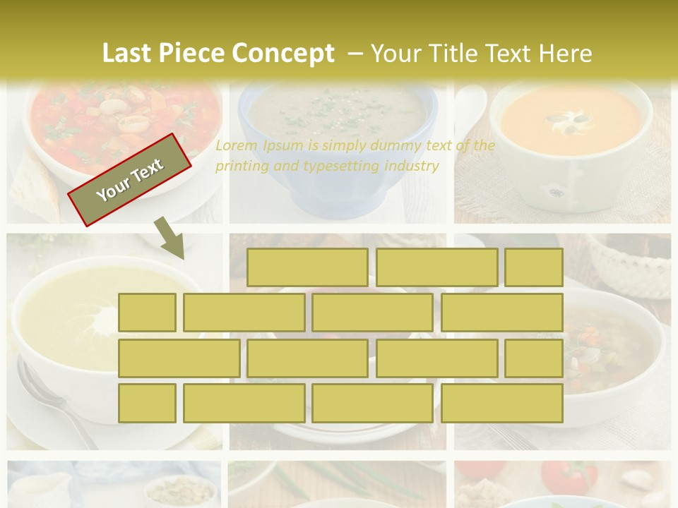 A Series Of Photos Showing Different Types Of Soups PowerPoint Template